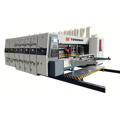 11000 PCS/H Caja de cartón Flexo Impresión rotativa de corte por die vibración máquina de apilamiento
