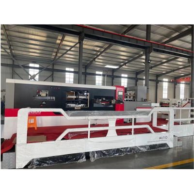 Máquina de corte a presión de placa corrugada de alta velocidad para línea de producción de cajas