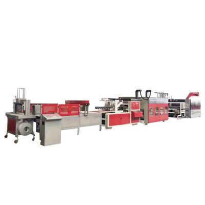 Impresora automática de 1200 mm, cortadora de matriz con pegamento de carpeta en línea