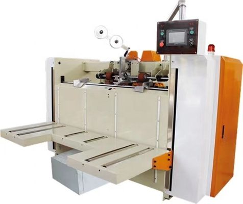 Máquina de costura automática para el funcionamiento semiautomático de cajas de cartón corrugado