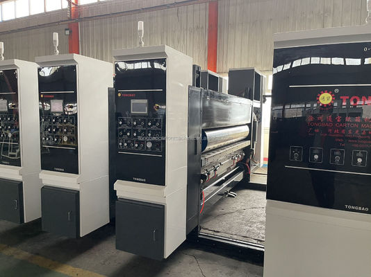 Caja de cartón Impresión de corte a presión Slotter Pp Bundling Nailing Machine Plegado pegado