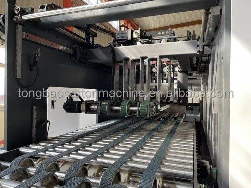 Caja de cartón Impresión de corte a presión Slotter Pp Bundling Nailing Machine Plegado pegado