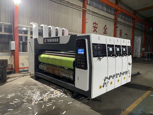 Impresora de placas flexibles máquina cortadora de matrices para la fabricación de cajas de pizza
