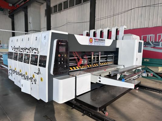 Impresora de placas flexibles máquina cortadora de matrices para la fabricación de cajas de pizza