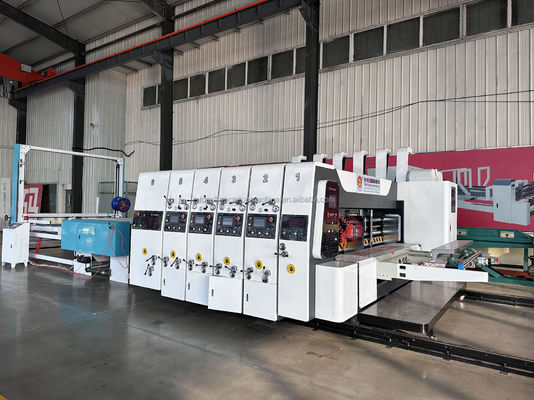 40000 KG Flexo Printer Slotter Rotary Die Cutter Machine para la impresión de cajas de cartón onduladas