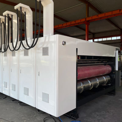 11000 PCS/H Caja de cartón Flexo Impresión rotativa de corte por die vibración máquina de apilamiento
