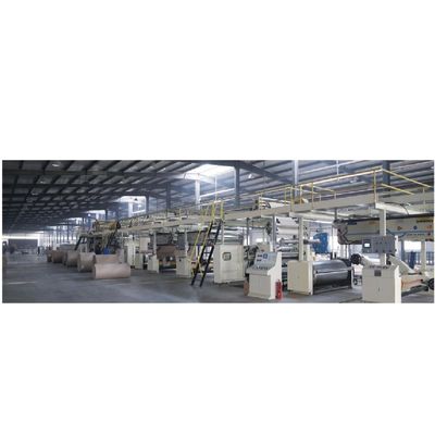 120 m/min 7/5/3 capas línea de producción de cartón corrugado