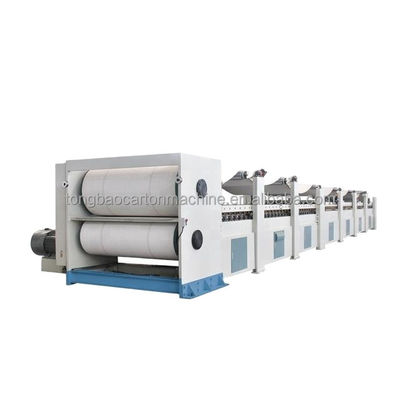 Máquina automática de producción de cartón ondulado de 5 capas para la fabricación