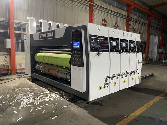 Máquina automática de impresión de cajas de placa flexible para la producción precisa y rápida de cajas de cartón