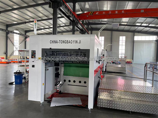 Producción eficiente de cartón de corte a presión creando cartón corrugado máquina de fabricación