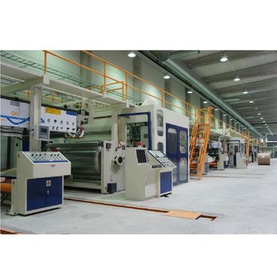 Línea de producción automática de cartón corrugado 3/5/7 Ply
