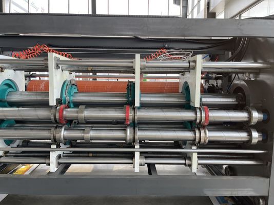 Corte automático de flexo rotativo con impresora de tinta de agua y apilador de desmontaje