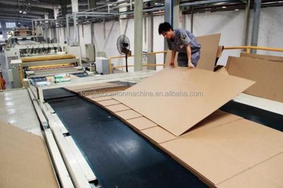 Línea de producción automática de cartón corrugado 3/5/7 Ply