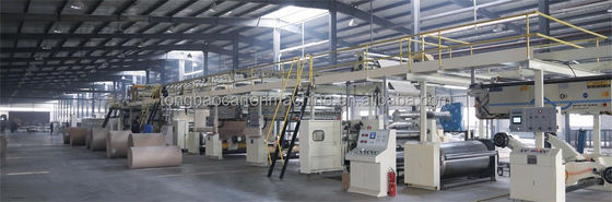 Línea de producción de cartón Tipo de embalaje Cartones 3 Ply Equipo de fabricación de cartón corrugado