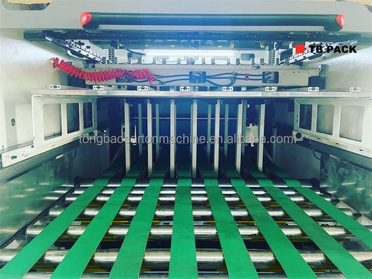Máquina de corte a presión de placa corrugada de alta velocidad para línea de producción de cajas