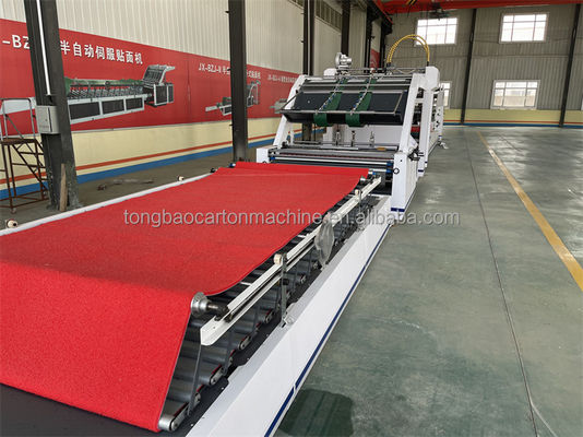 Máquina automática de laminado de cartón corrugado para un proceso de producción suave