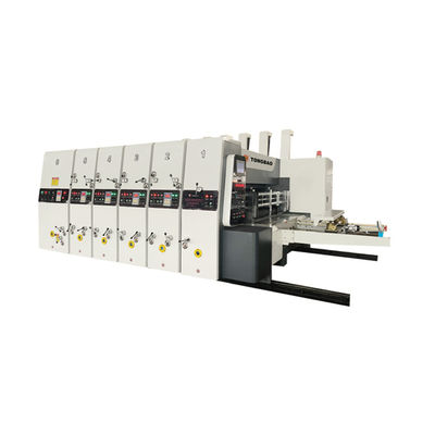 Impresora automática de placas flexibles de alta velocidad, cortadora de matrices para cartón corrugado