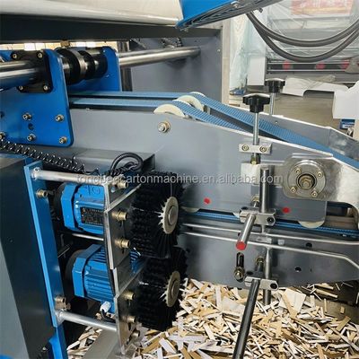 Impresora automática de 1200 mm, cortadora de matriz con pegamento de carpeta en línea