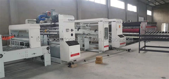 Impresora automática de 1200 mm, cortadora de matriz con pegamento de carpeta en línea