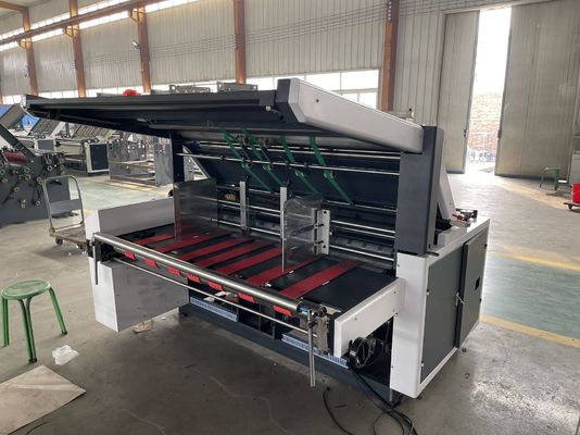 Máquina de laminación semiautomática para cartón corrugado