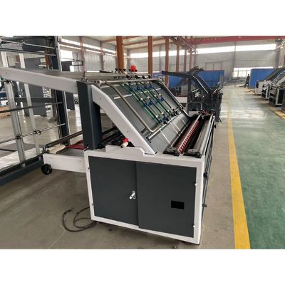 Máquina de laminado de cartón ondulado semiautomática para la laminación de envases de 12,5 m
