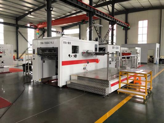 MY-1300 Máquina de corte a presión de caja de cartón de crecimiento automático completo con fuente de alimentación de 380V