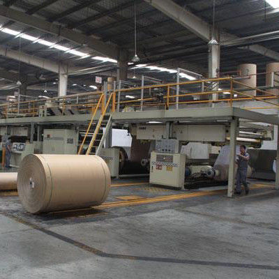 Máquina de cartón corrugado de flauta totalmente automática para caja de cartón corrugado
