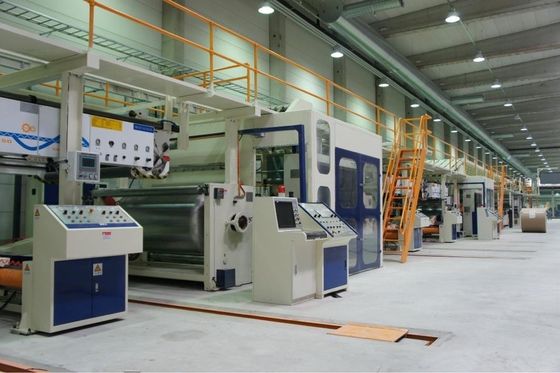 Máquina de cartón corrugado de flauta totalmente automática para caja de cartón corrugado