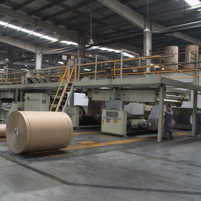 120 m/min Línea de producción automática de cartón corrugado de alta velocidad 3/5/7 capas