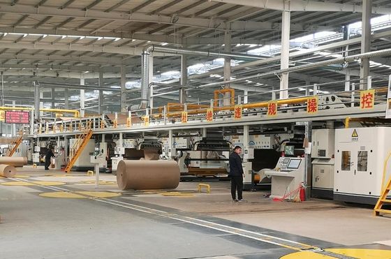 Línea de producción de cartón corrugado de 5 capas para requisitos personalizados