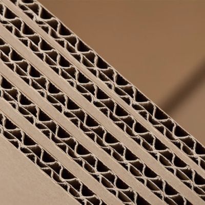 Material de embalaje de madera Línea de producción de cartón corrugado de doble pared para cajas de cartón