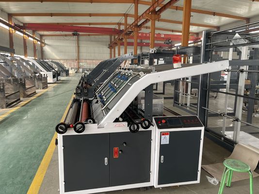 Máquina de laminado de cartón ondulado semiautomática con tipo de accionamiento eléctrico