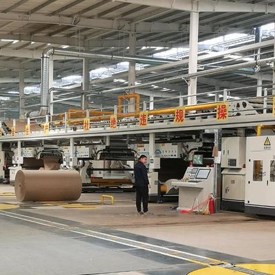 Línea de producción de cartón corrugado de 3 5 7 capas