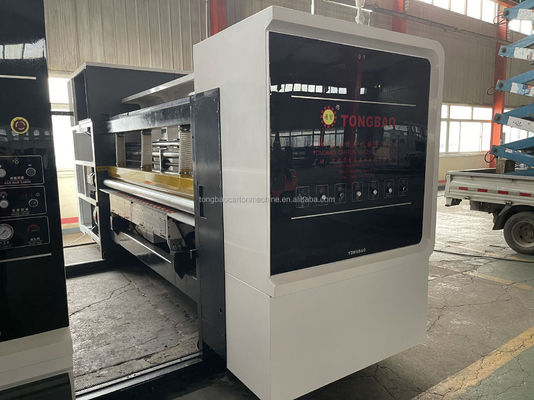 Línea de enlace de maquinaria de cartón totalmente automática para impresión de cartón 1500 mm 60000 KG