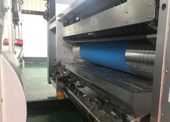Línea de enlace de maquinaria de cartón totalmente automática para impresión de cartón 1500 mm 60000 KG
