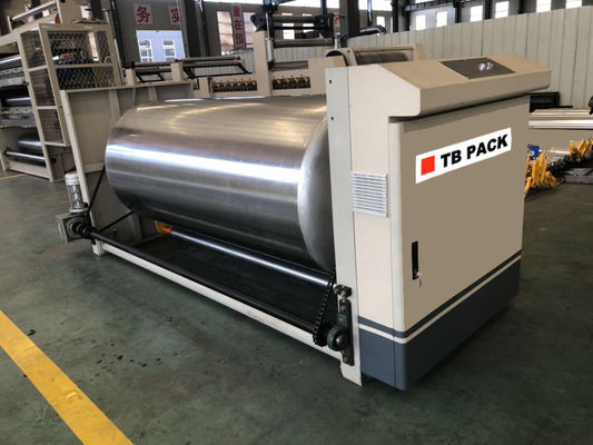 Línea de producción de cartón corrugado de cinco capas TB-300-2500-II computarizada para cajas
