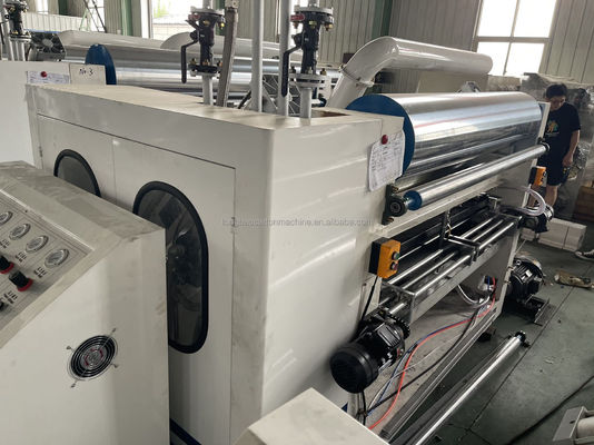 Máquina para hacer cajas onduladas de papel sin dedos de una sola cara para maquinaria de embalaje