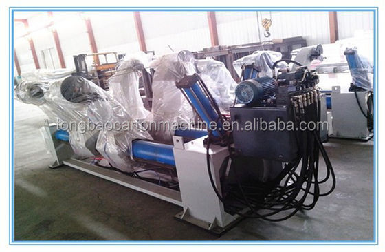 Máquina de fabricación de cajas corrugadas de 1500 mm personalizable con soporte de rodillo de molino hidráulico