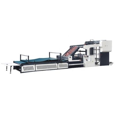 Máquina automática de laminado de cartón corrugado para laminado y montaje de flautas