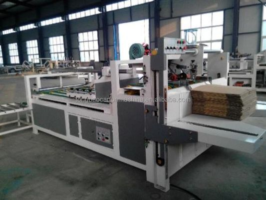 Máquina de fabricación de cajas de cartón semiautomáticas flexibles para cajas de cartón de 1500 mm
