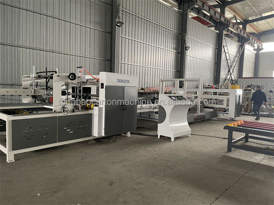 Máquina de pegamento de carpetas para el proceso de plegado y pegado de cajas de cartón
