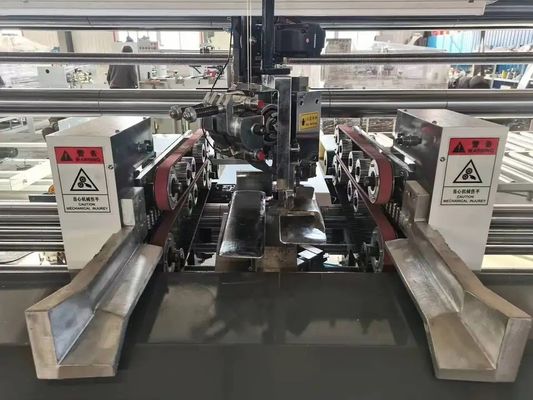 Máquina de costura semiautomática de doble pieza de alta velocidad para grabar cajas de papel corrugado