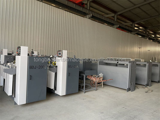 Máquina de costura de cajas onduladas de alta velocidad con accionamiento eléctrico para la producción de cajas de clavos