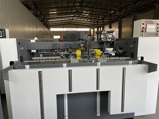 Máquina de costura de cajas onduladas de alta velocidad con accionamiento eléctrico para la producción de cajas de clavos