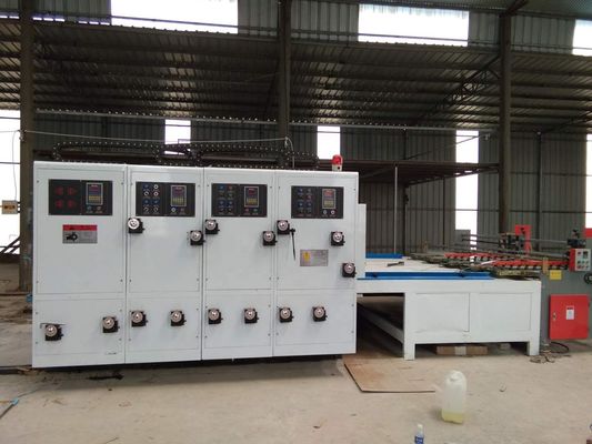 2800 mm Caja de cartón ondulado semiautomático Flexo máquina de impresión