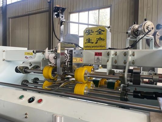 Máquina de costura de doble pieza de 45 mm E para material de embalaje de plástico