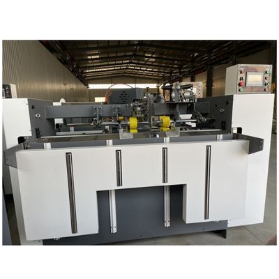 Revestidor de doble unión semiautomático y resistente para la producción de cajas de cartón corrugado