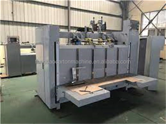 Revestidor de doble unión semiautomático y resistente para la producción de cajas de cartón corrugado