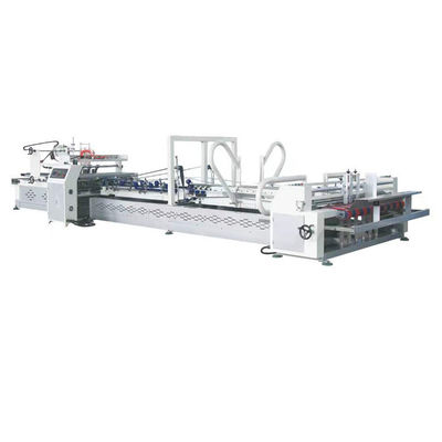 Máquina de pegado automático plegable de cartón corrugado de 220 V para la producción de cajas de clavos