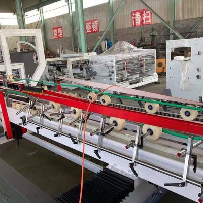 Máquina de pegado automático plegable de cartón corrugado de 220 V para la producción de cajas de clavos